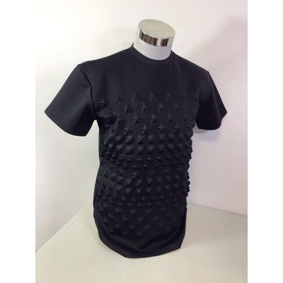 Bleeker and Mercer Embossed Star T Shirt Top Mens Small New - Picture 7 of 10